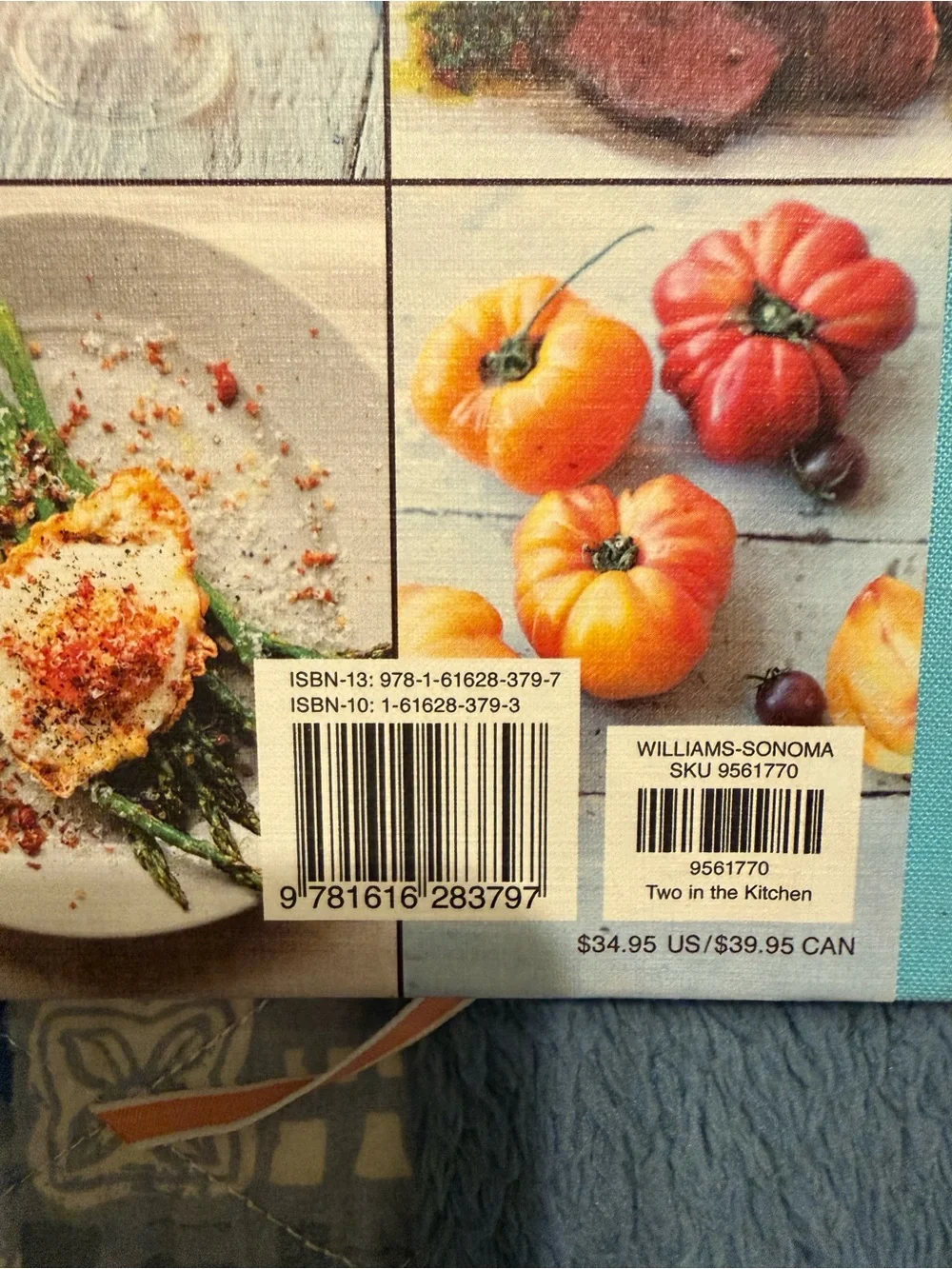 Williams Sonoma Two in the Kitchen Cookbook